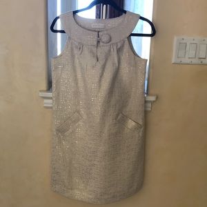 Cream and Gold Dress